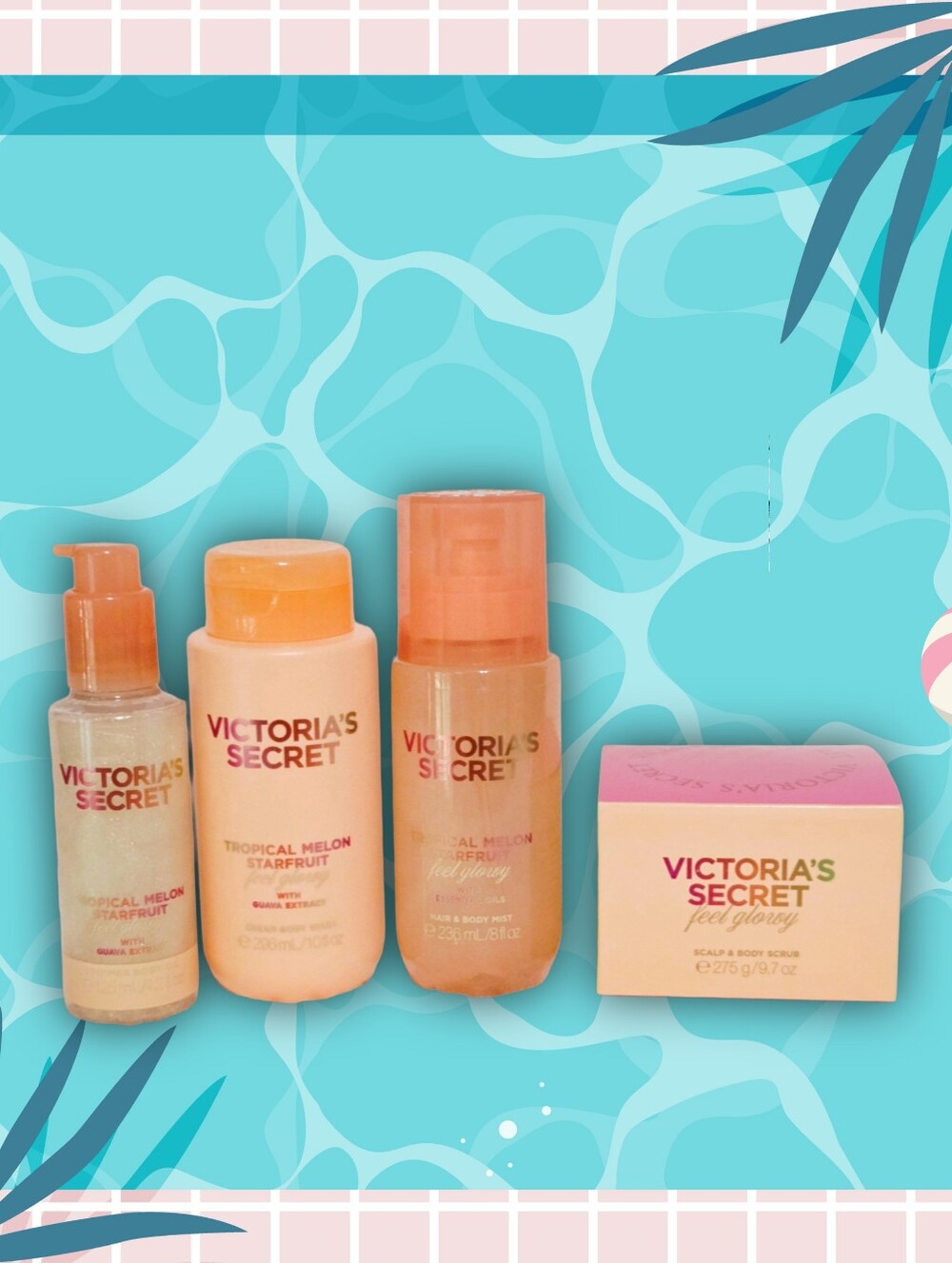 Victoria's Secret Tropical Melon & Starfruit Bundle New!♡♡